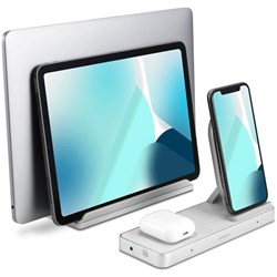 Kensington StudioCaddy With QI Wireless Charging For Apple Devices Silver