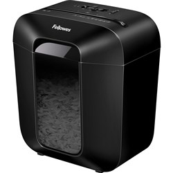 Fellowes Powershred® LX10 Cross-Cut Shredder Black