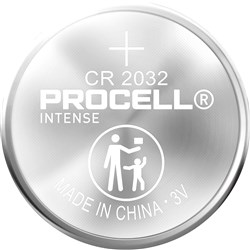 Procell Intense Lithium Coin 2032 Battery 3V Pack Of 5