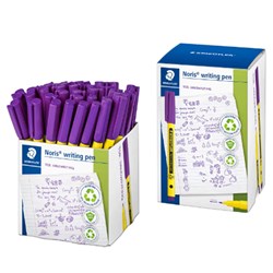 Staedtler Noris Writing Pen Violet Cup Of 50