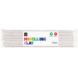 Educational Colours Modelling Clay 500gm White