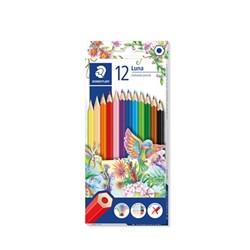 Staedtler Luna Coloured Pencils Assorted Pack of 12