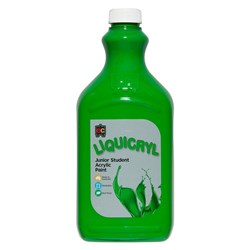 LIQUICRYL JUNIOR STUDENT ACRYLIC PAINT 2L LEAF GREEN