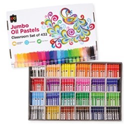 JUMBO OIL PASTELS CLASSROOM SET 432