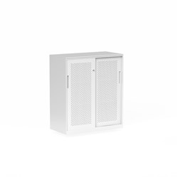 OLG Tempo Credenza Sliding Doors 900W x 450D x 1020mmH White