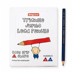 Belgrave Jumbo Triangular Pencils 2B Box of 72
