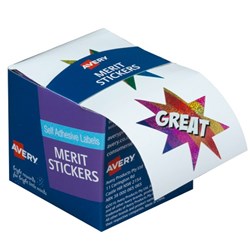 AVERY MERIT WOW STARS MET ROLL 50 PACK