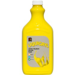 EC Liquicryl Paint 2 Litres Brilliant Yellow