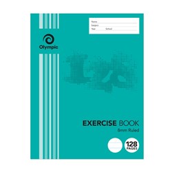 EXERCISE BOOK 128PG 225X175 OL OLYMPIC