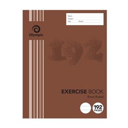 EXERCISE BOOK 192PG 225X175 OL OLYMPIC