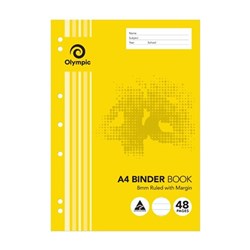 BINDER BOOK A4 48PG 8MM OLY OLYMPIC