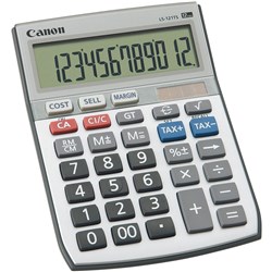 Canon LS-121TS Desktop Calculator 12 Digit Silver