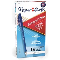 PEN PAP F/GRIP ULTRA CAP M BLU FLEXIGRIP BLUE.