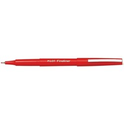 Pilot SW-PPF Fineliner Pen Fine 0.4mm Red