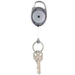 Rexel Snap Lock Key Holder Retractable 60cm Charcoal