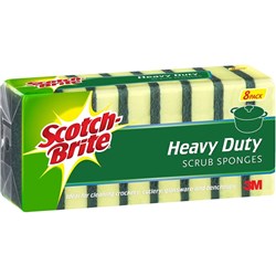 Scotch-Brite Heavy Duty Scrub Sponges Pack Of 8