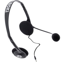 Moki Lite Headphones Boom Microphone Black