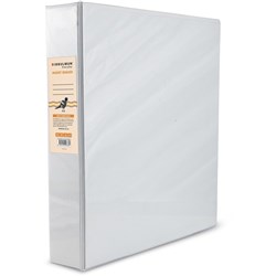 Bibbulmun Insert Binder A4 2D Ring 38mm White