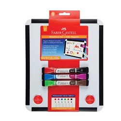 FABER CASTELL A4 WHITEBOARD SET Includes Markers